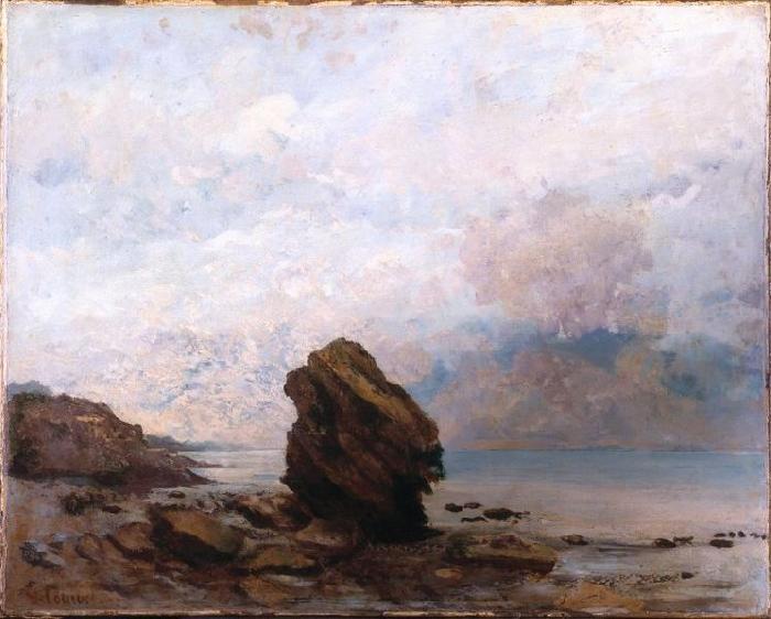 Gustave Courbet Isolated Rock